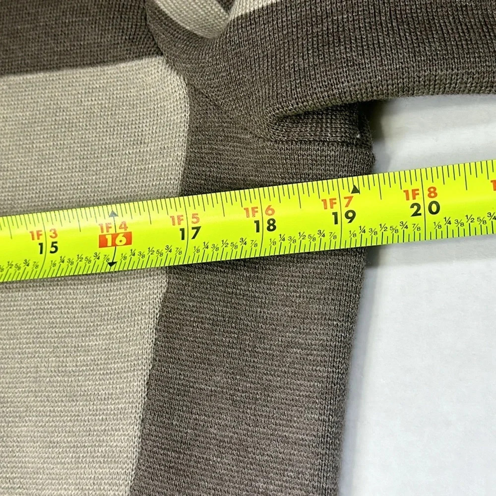 Athleta Boreal Two Tone Wool Blend Sweater Dress Women's Size Large Long Sleeve - Picture 8 of 12